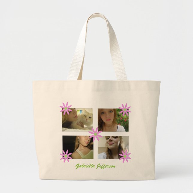 Personalised Picture Collage Tote Bag (Front)