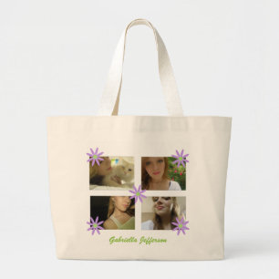 Personalised Picture Collage Tote Bag