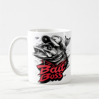 Personalised Picture Fishing "Bait Boss" Coffee Mug