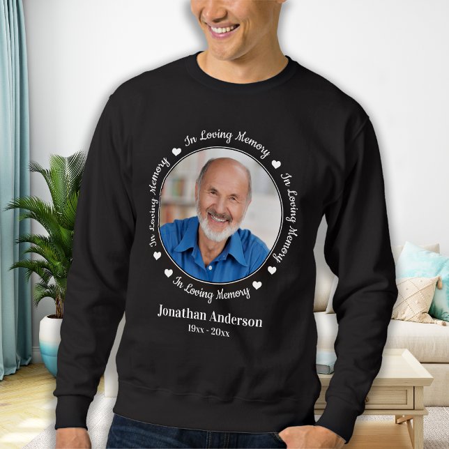Personalised Picture In Loving Memory Memorial Sweatshirt (Creator Uploaded)