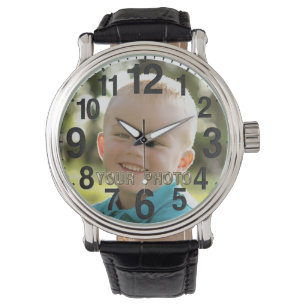 Personalised PICTURE Watches for Men, Women, Kids