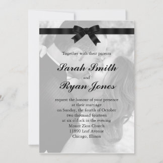 Personalised Picture Wedding Invitation