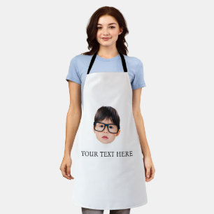 Personalised Picture With Text Gift For Home Chef Apron
