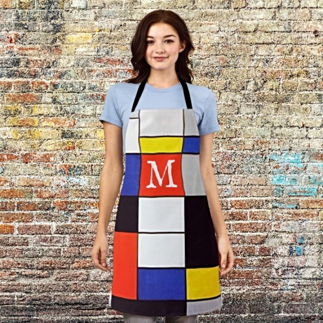 Personalised Piet Mondrian Apron (Creator Uploaded)