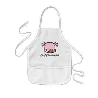 Personalised Pig Apron for Kids
