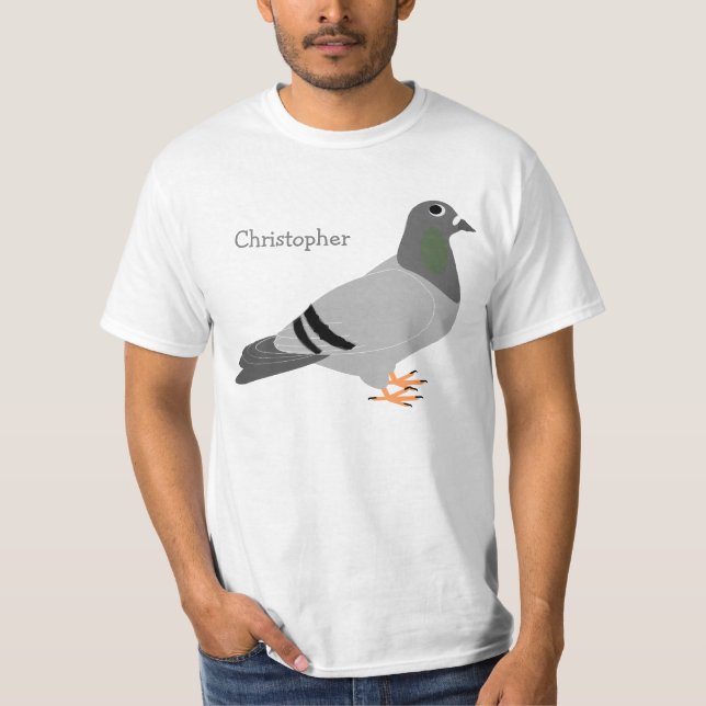Personalised Pigeon T-Shirt (Front)