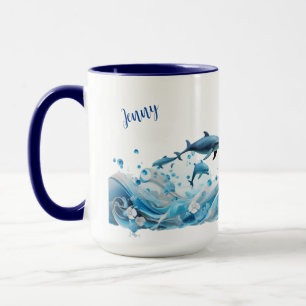 Personalised pigs mug