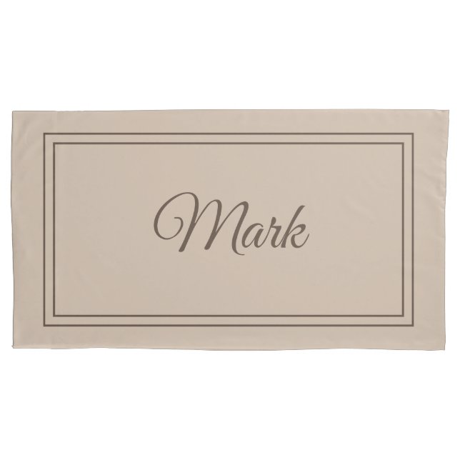 Personalised pillow case (Front-Left)