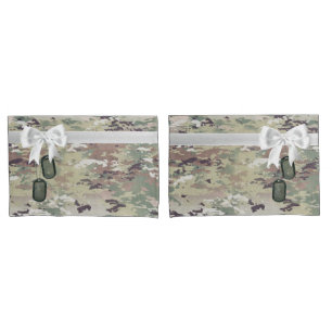 Personalised Pillow Cases Army OCP Camo Uniform