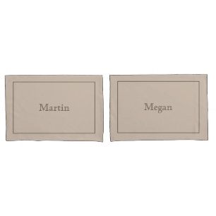 Personalised pillowcases