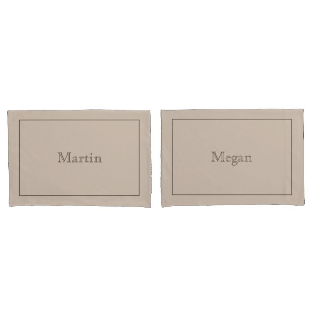 Personalised pillowcases (Front-Set)