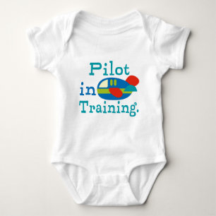 Personalised Pilot in Training Baby Bodysuit