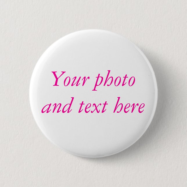 Personalised pinback buttons (Front)