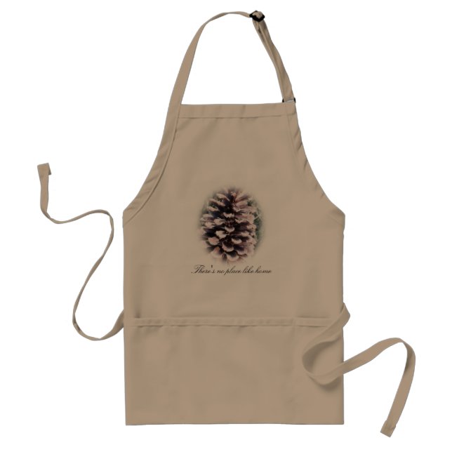 Personalised Pine Cone Apron (Front)