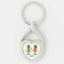 Personalised Pineapple Emoji Love Couple