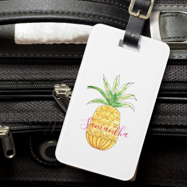 Personalised Pineapple  Luggage Tag (Creator Uploaded)