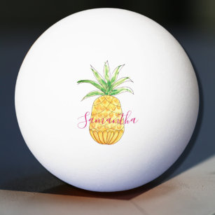 Personalised Pineapple  Ping Pong Ball