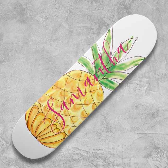 Personalised Pineapple Skateboard (Creator Uploaded)