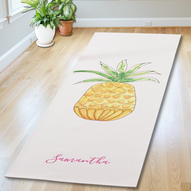 Personalised Pineapple Yoga Mat (Creator Uploaded)