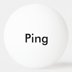 Personalised Ping Pong Ball