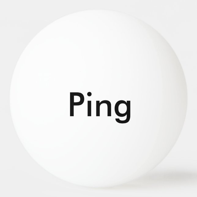 Personalised Ping Pong Ball (Front)