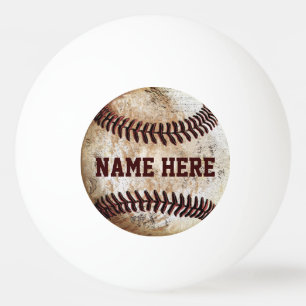 Personalised Ping Pong Balls for Baseball Lovers