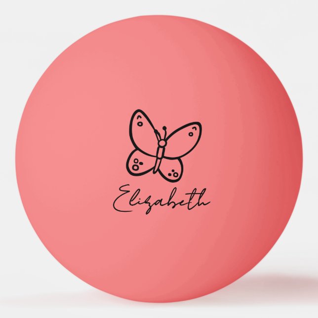 Personalised ping pong balls for table tennis game (Front)