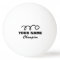 Personalised ping pong balls for table tennis game