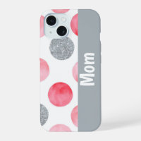 Personalised Pink and Grey Dot