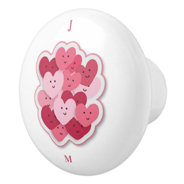 Personalised Pink Baby's Room Ceramic Knob (Right)