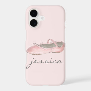 Personalised Pink Ballet Shoe Dance Ballerina