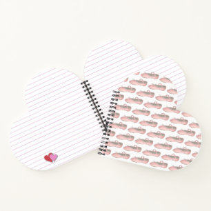 Personalised Pink Ballet Shoe Dance Teacher Notebook