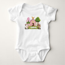 Personalised Pink Barnyard Birthday