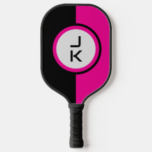 Personalised Pink Black Pickleball Paddle