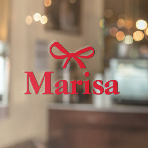 Personalised Pink Bow Name