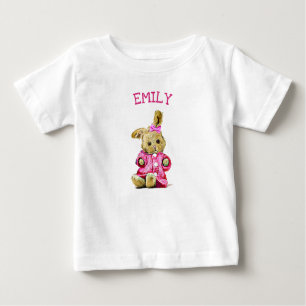 Personalised Pink Bunny Rabbit Toddler's Shirt