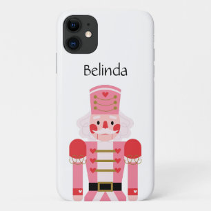 Personalised Pink Christmas Nutcracker iPhone 11 Case