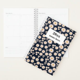 Personalised Pink Daisy Planner