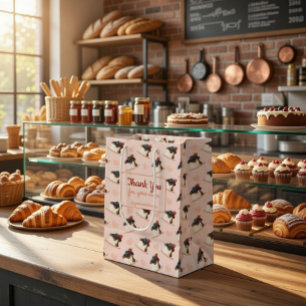 Personalised Pink Dessert Business Gift Bag