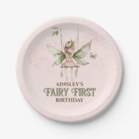 Personalised Pink Fairy First 1st Birthday Party