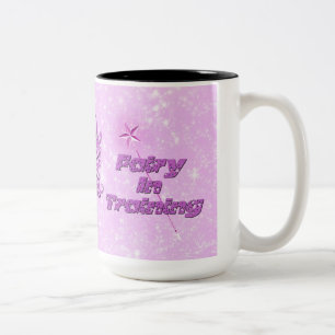 Personalised Pink Fairy In Training Mug