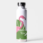 Personalised Pink flamingo Tropical Bridal shower Water Bottle<br><div class="desc">Introducing our Custom Pink Flamingo Tropical Bridal Shower Thank you Water Bottle – a delightful and personalised giveaway that adds a touch of whimsy to your celebration. Customise these bottles to create a unique and memorable token for the tropical-themed bridal shower. Featuring a playful pink flamingo design, this water bottle...</div>