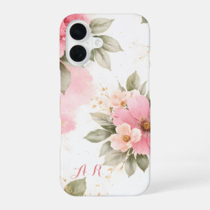 Personalised Pink Floral Case for Women