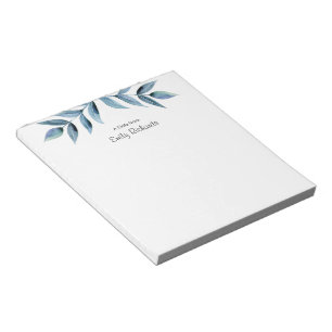 Personalised Pink floral patterned Notepad