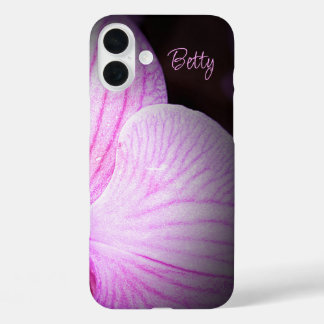Personalised Pink Flower  Apple iPhone Case