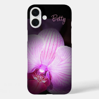 Personalised Pink Flower  Apple iPhone Case