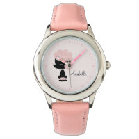 Personalised Pink French Poodle