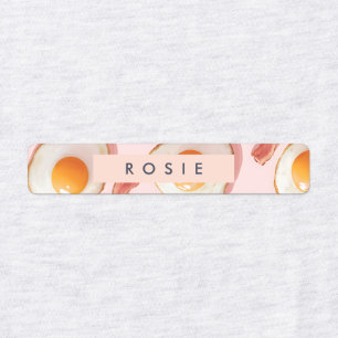 Personalised Pink Fried Eggs and Bacon Pattern