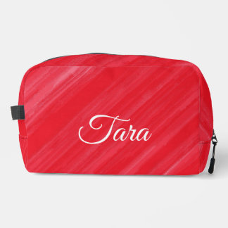 Personalised Pink Glamour Dopp Kit