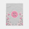 Personalised Pink Grey | Flowers Nursery Girl